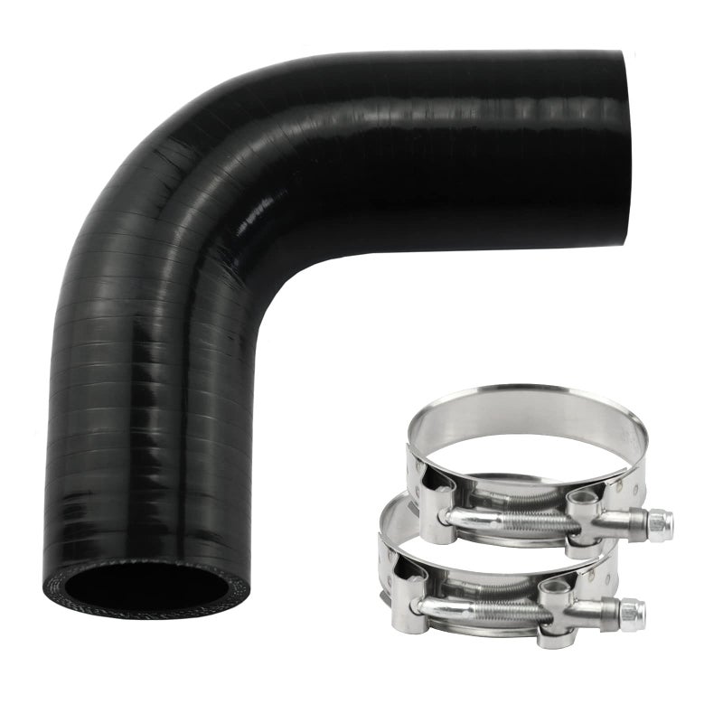 Ucreative 90 Degree Elbow ID: 1.5""(38mm) 4-Ply High Performance Coupler Silicone Hose for Vehicle with T-Bolt Clamp - Image 1